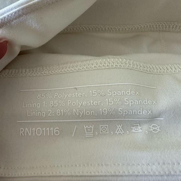 NWT Outdoor Voices FreeForm Scoop Bra in Milk Stone - Picture 9 of 11